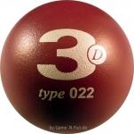 3 D  type 022 (pt ikke produceret )