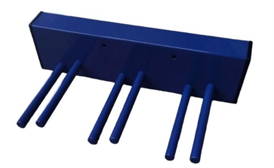 Væghængt kølle holder