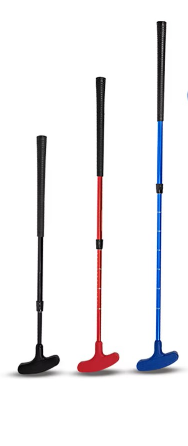 Teleskop minigolfkølle, 54 cm til 93 cm.