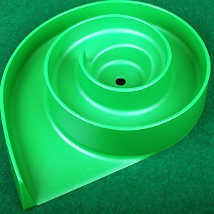Minigolf forhindring - sneglen PVC plast 